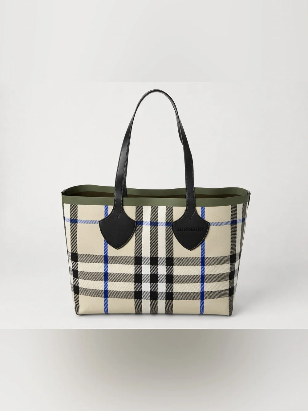 Burberry Reversible Check Canvas Tote Bag